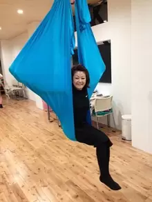 エアリアルヨガをやってみましたぁ‼︎